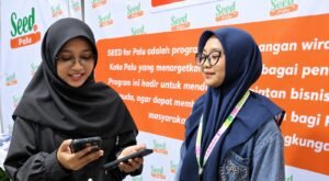 Kayla saat diwawancarai oleh Tim Lines Palu