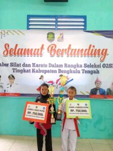 Bilqis Azka Fidina Raih Juara 1 Pencak Silat O2SN Bengkulu Tengah