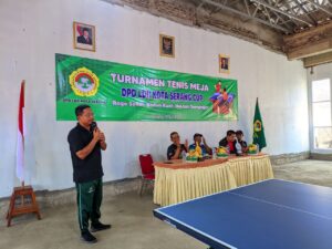 Lahirkan Atlet Unggul, Kepala Kesbangpol Buka Turnamen Tenis Meja Cup LDII Kota Serang
