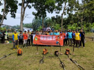 Kerja Bakti Nasional LDII Merangin, Semangat Relawan Tak Surut Meski Diguyur Hujan