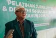 Ketua DPD LDII Poso saat diwawancara oleh tim Lines